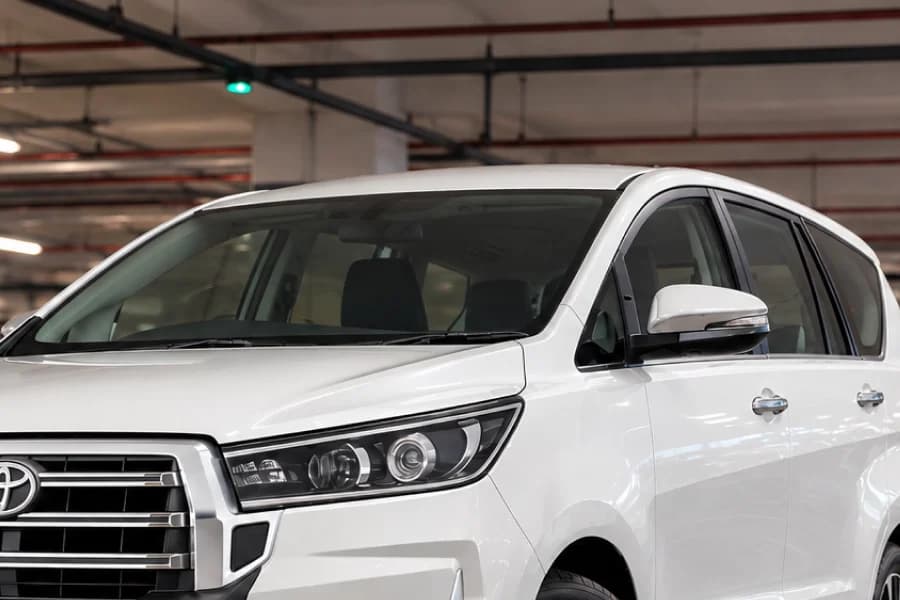 Toyota Innova Crysta FLT Windshield View