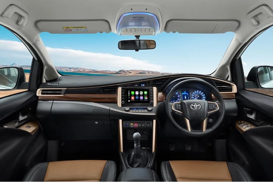 Toyota Innova Crysta FLT Dashboard With Touchscreen Infotainment System,