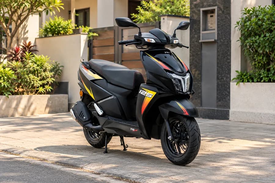 TVS Ntorq 125 Side View