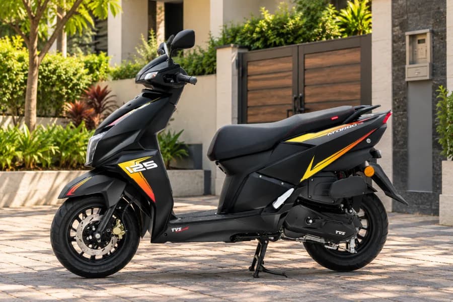 TVS Ntorq 125 Left Side View
