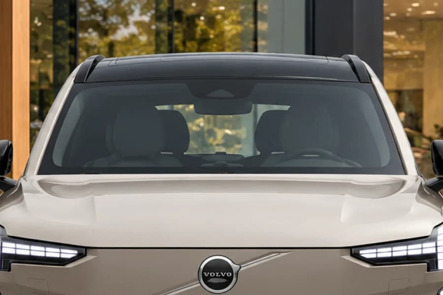 Volvo EX90 EV Windshield View