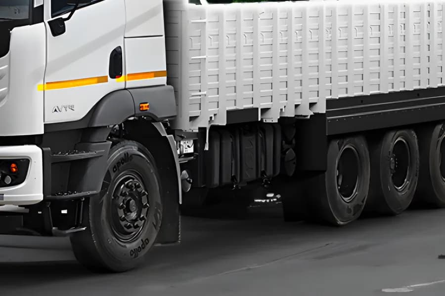 Ashok Leyland 4125-8x2 Wheel View