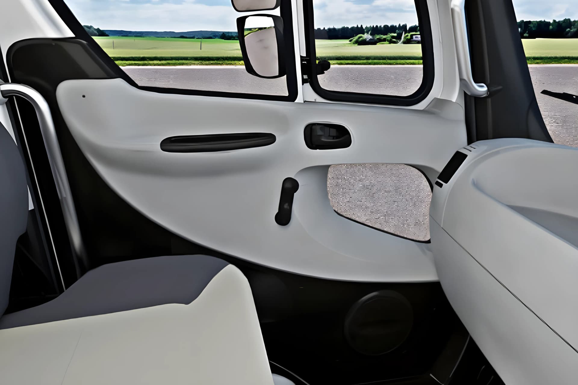 Ashok Leyland Ecomet 1015 Inside Door Handle View
