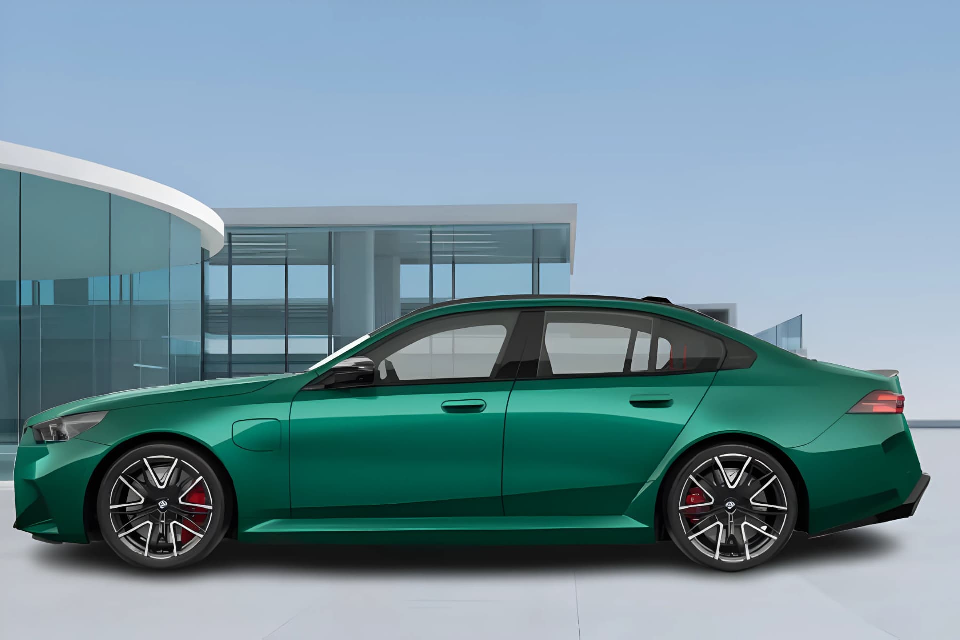 BMW M5 Hybrid Left Side View