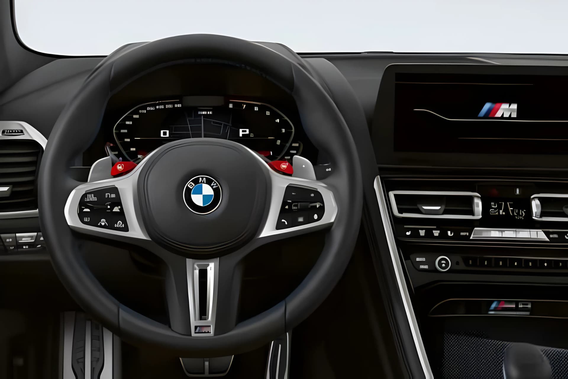 BMW M8 Coupe Competition Steering View