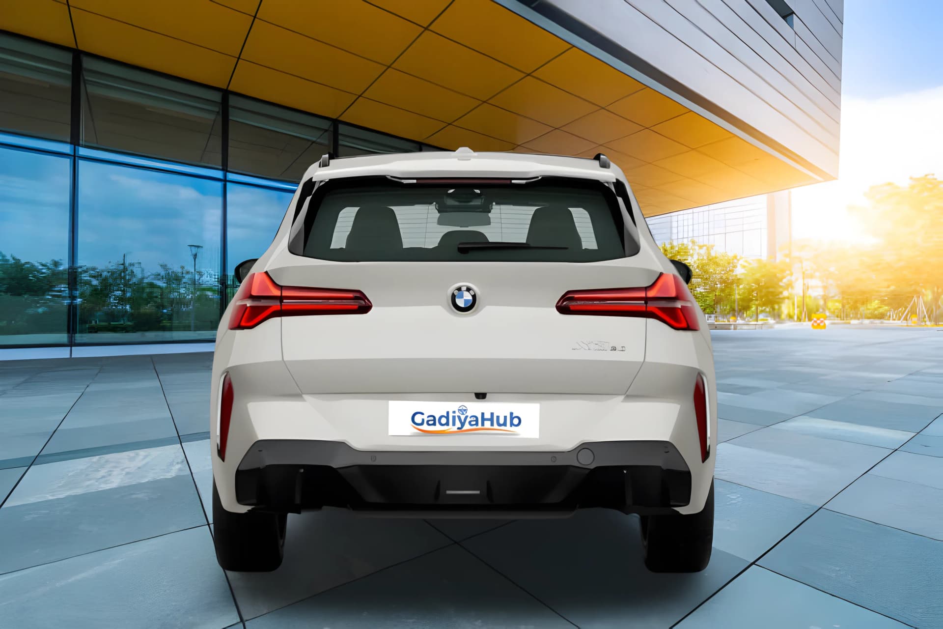 BMW X3 Rear View