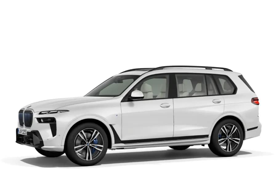 BMW X7 White Metallic color