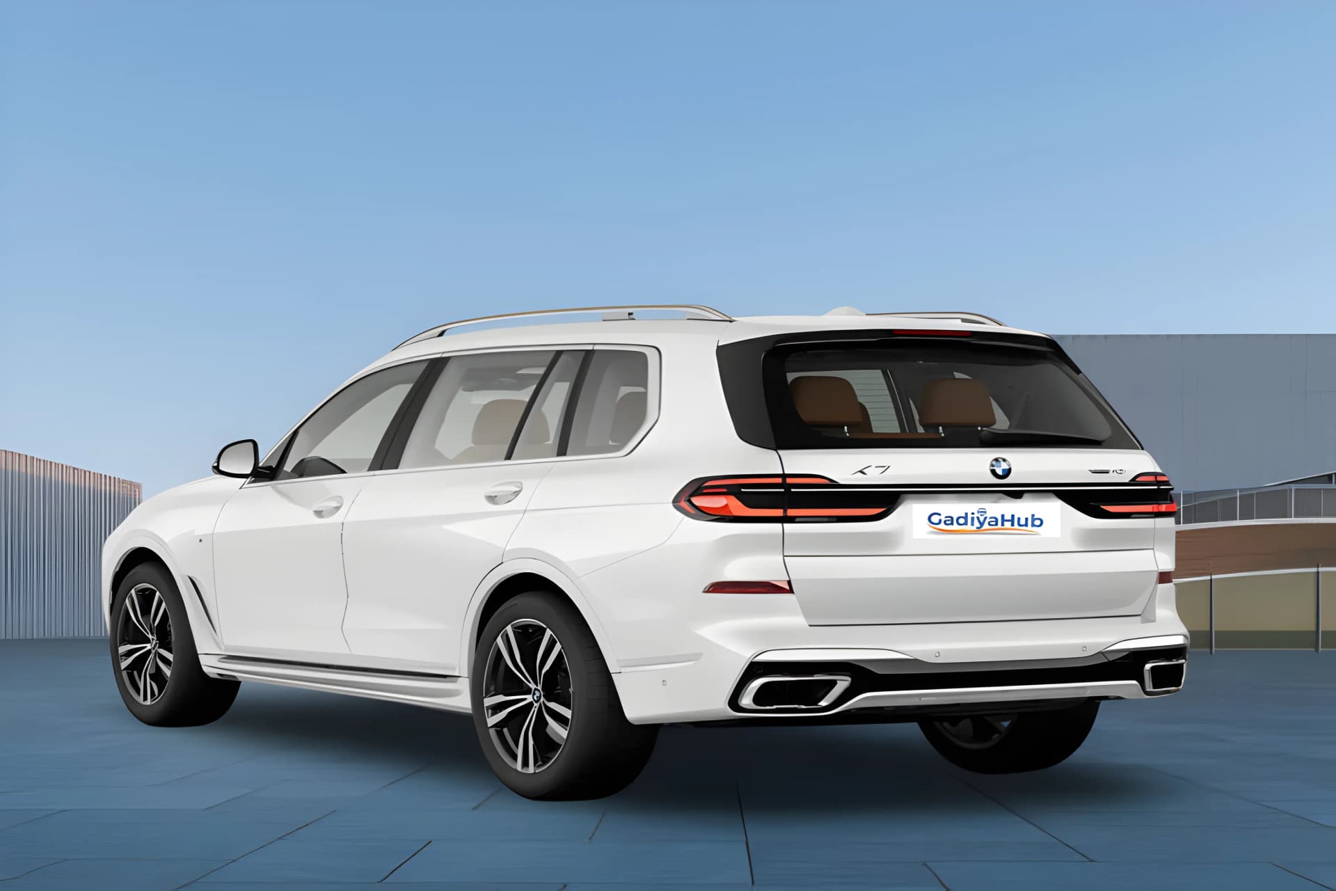 BMW X7 Rear Left View