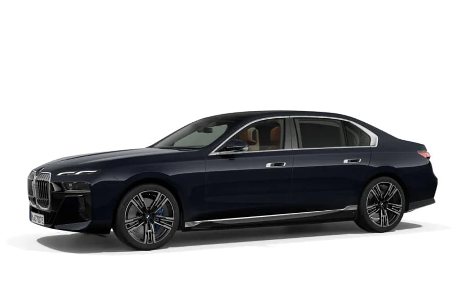 BMW i7 M Carbon Black Metallic color