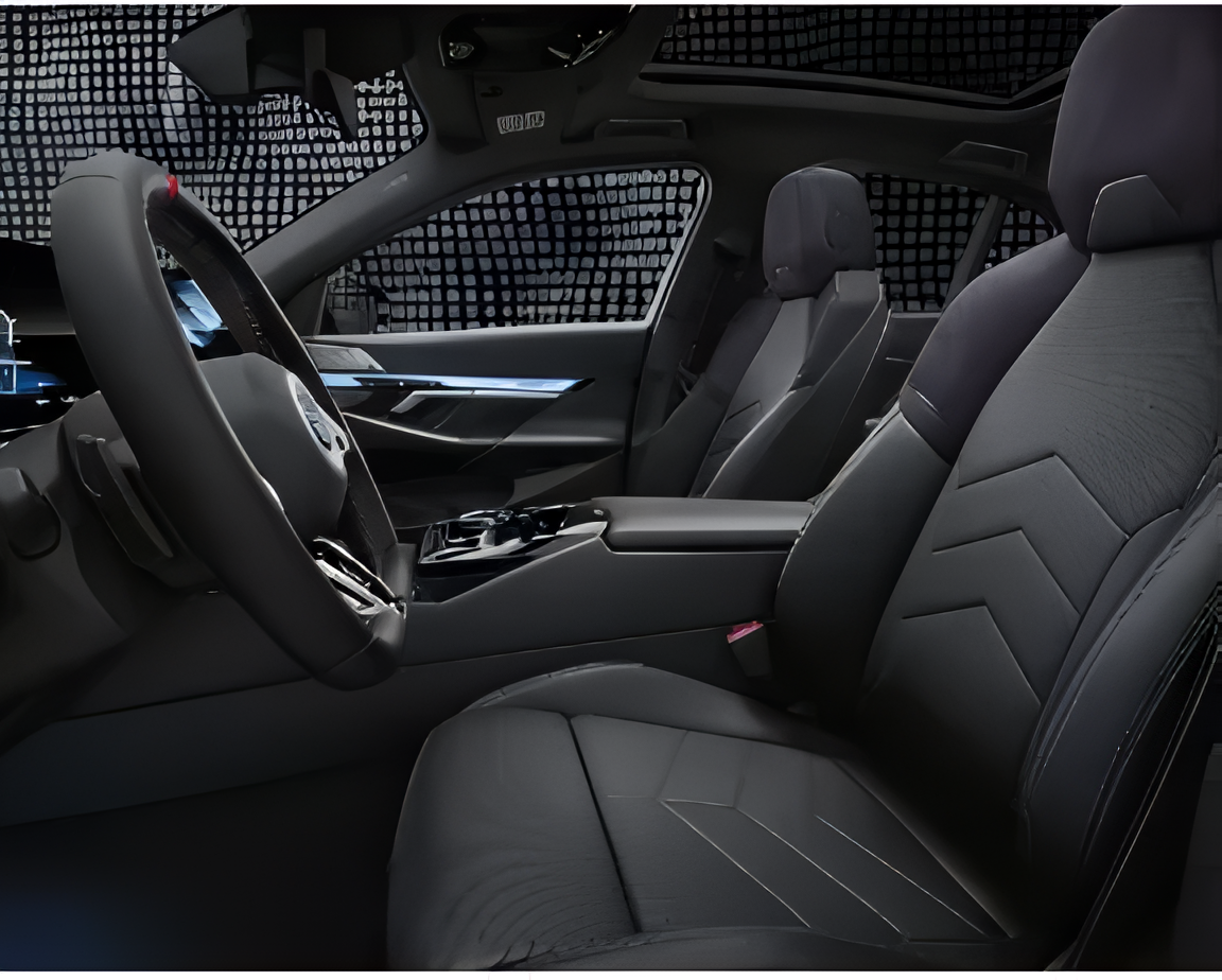 BMW i7 Electric Front Seat Headrest View