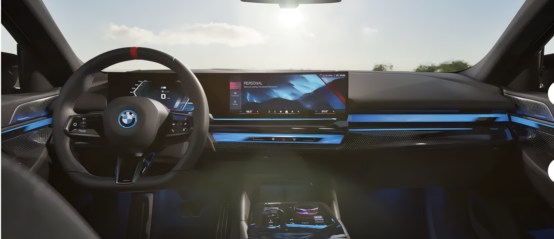 BMW i7 Electric Steering View