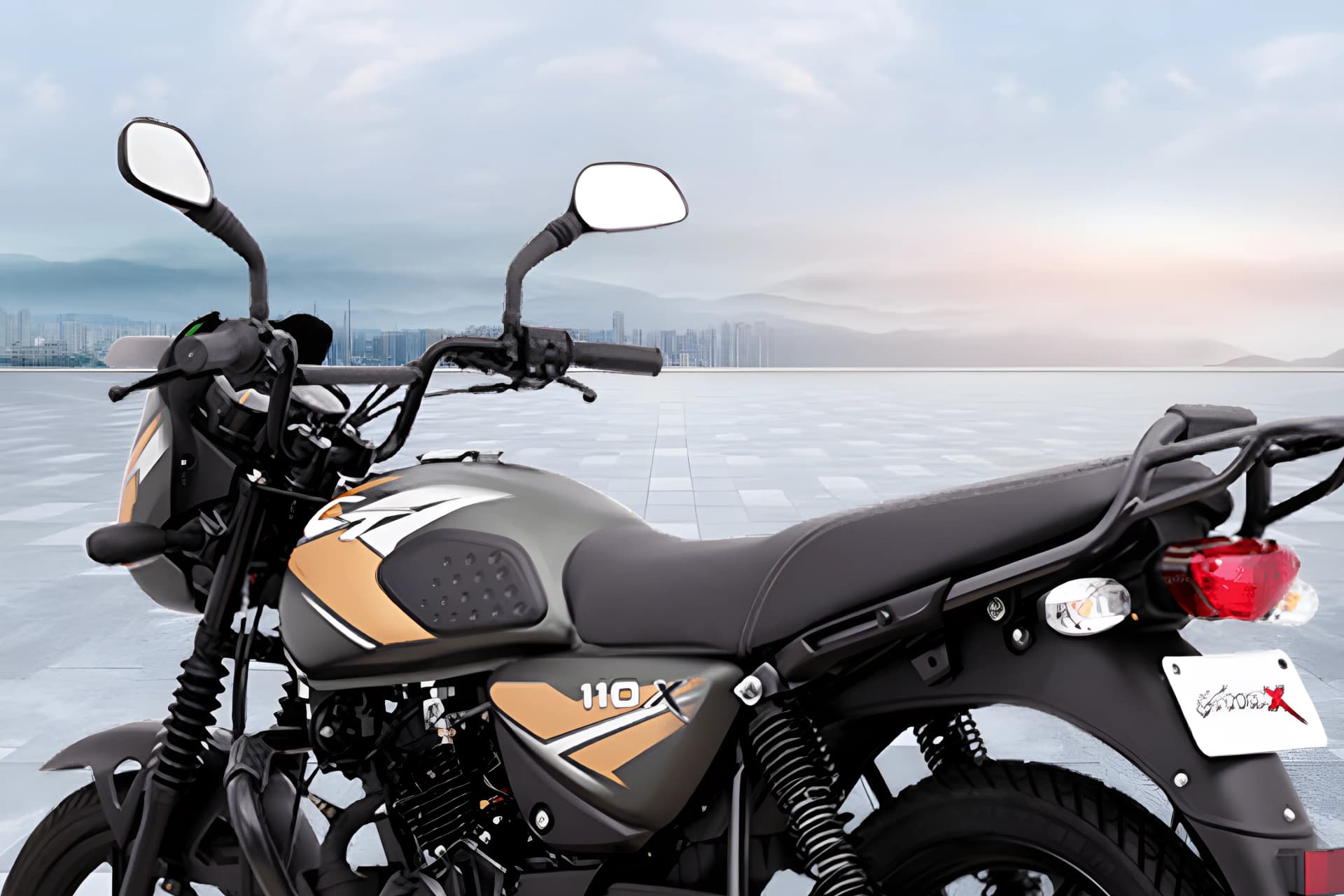 Bajaj CT 110X Handle View