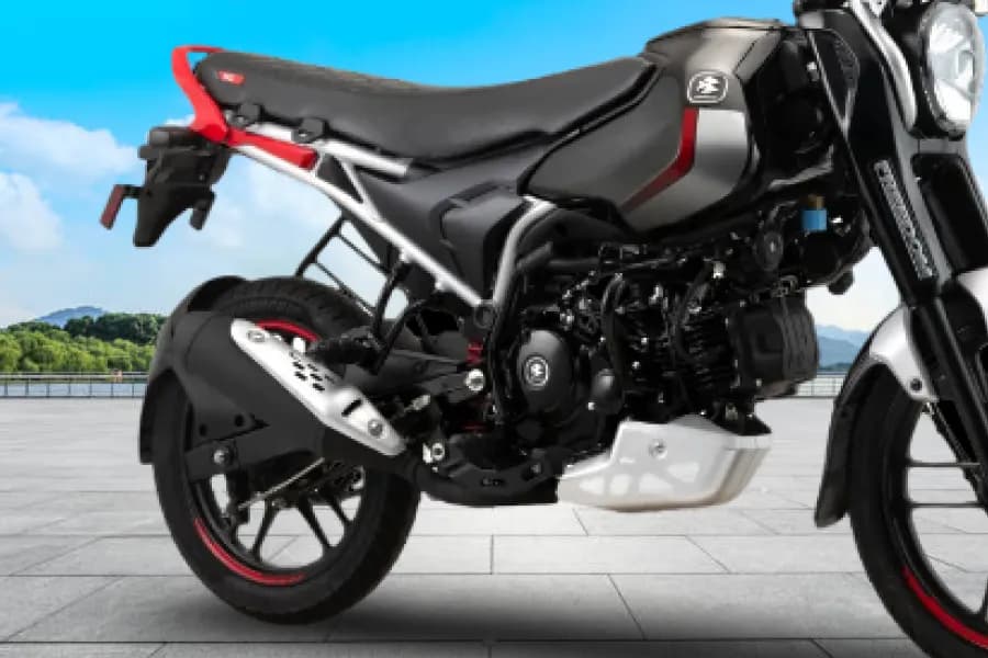 Bajaj Freedom 125 Exhaust Pipe View