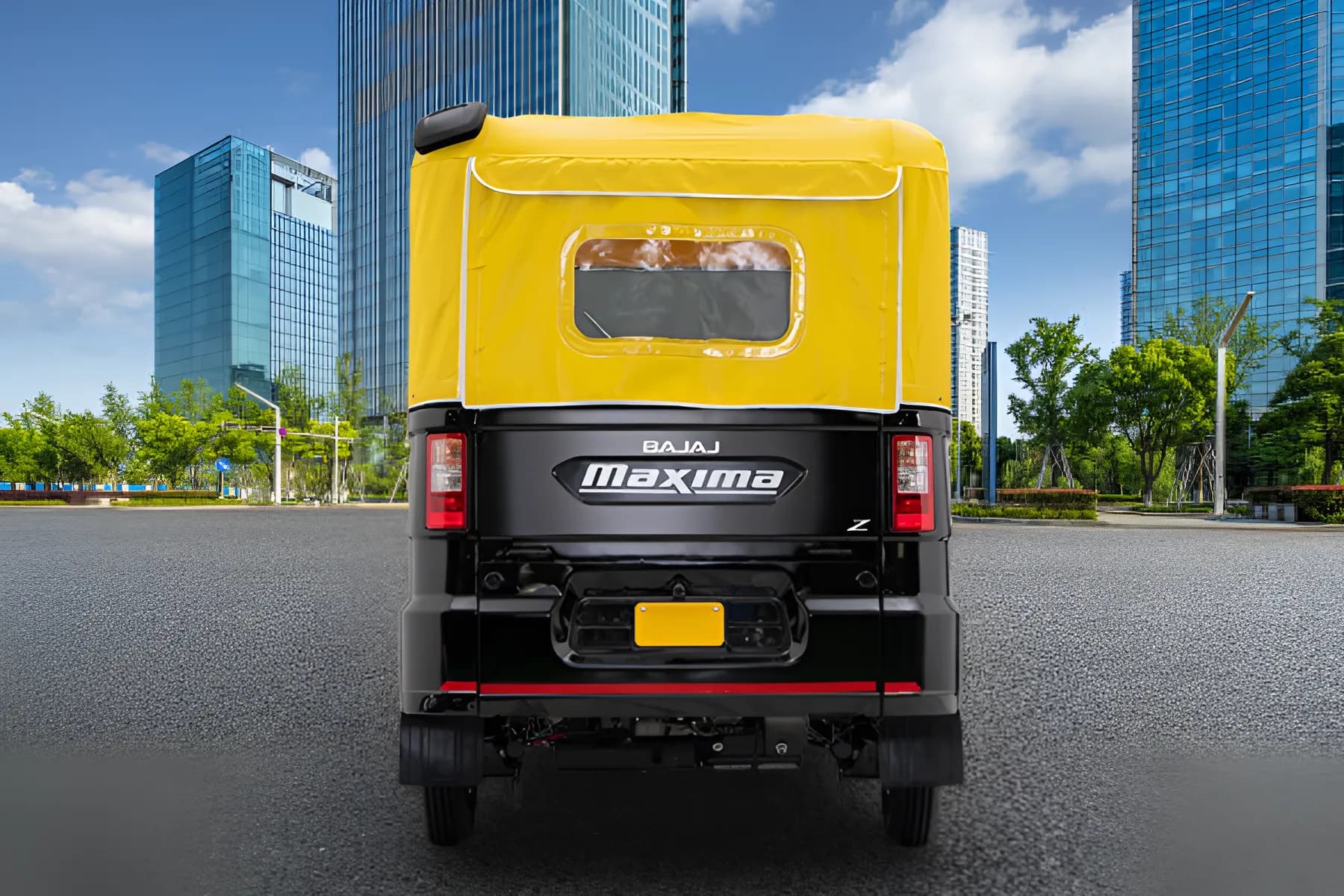 Bajaj Maxima Z Diesel Rear Side View