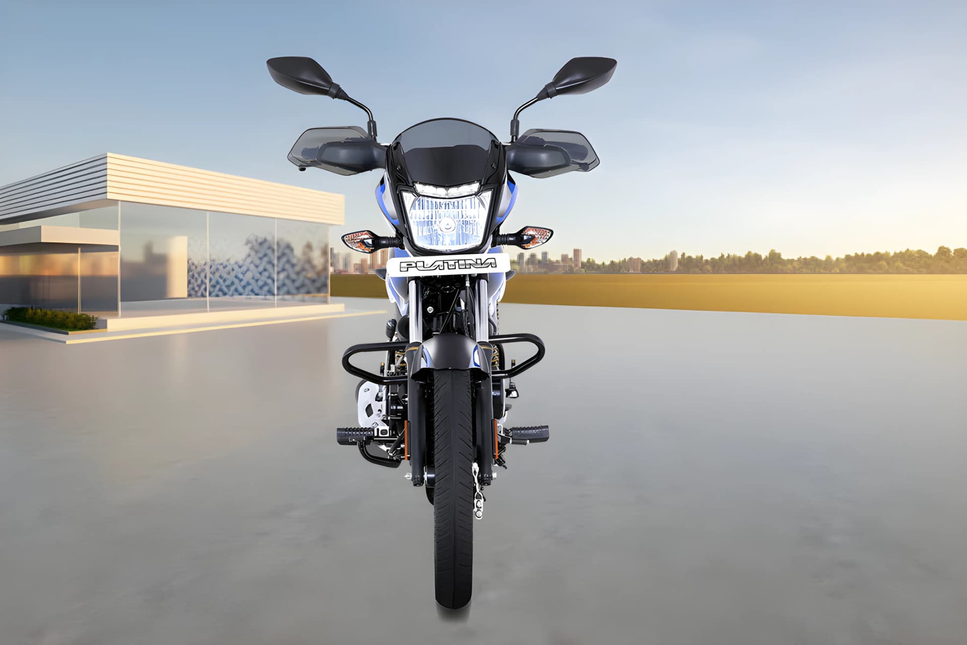 Bajaj Platina 110 Front View