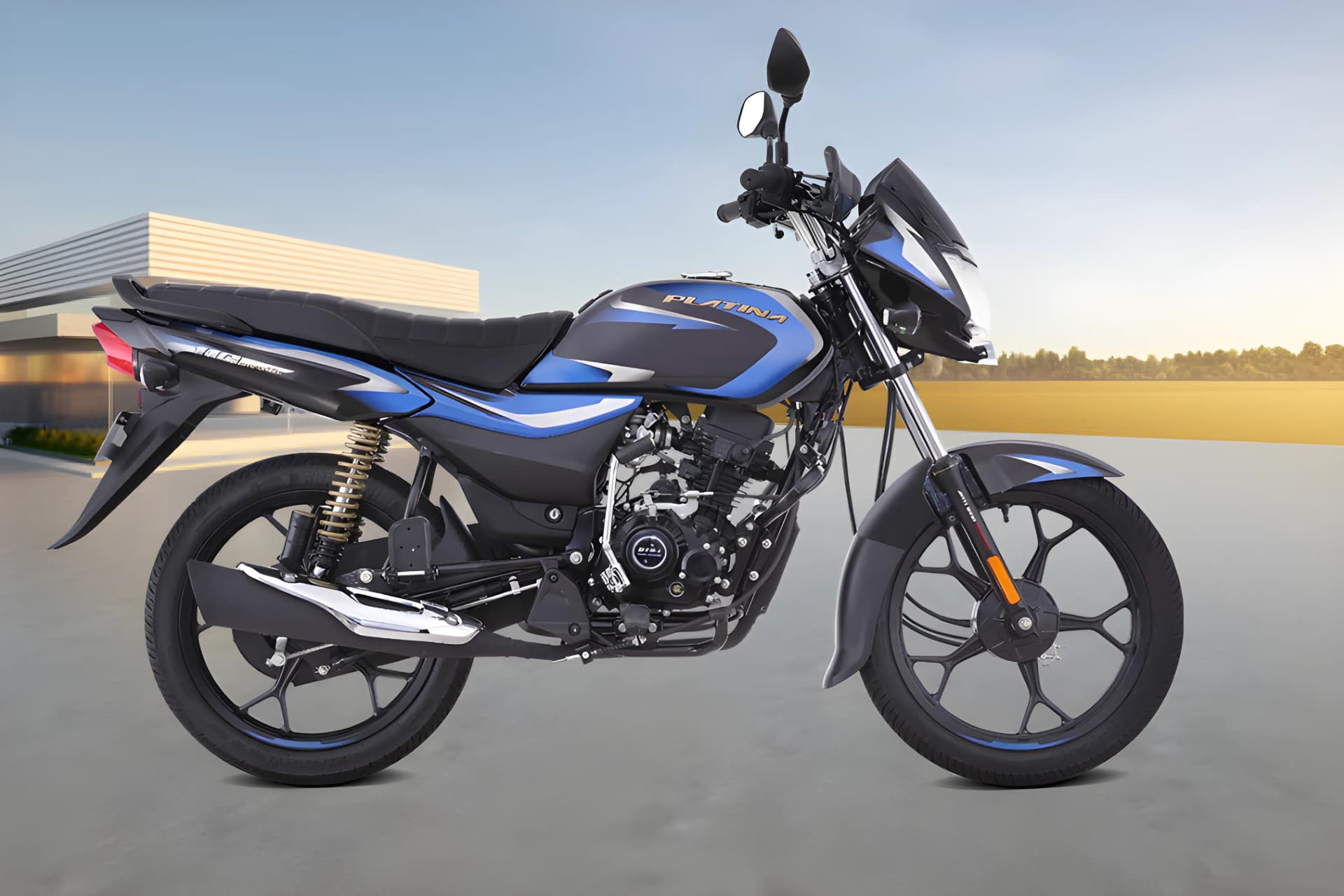 Bajaj Platina 110 Right Side View