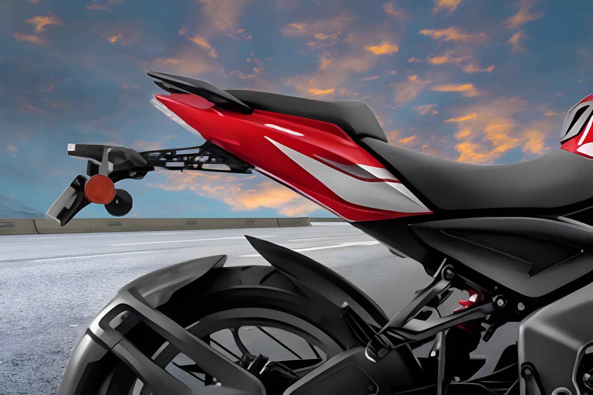 Bajaj Pulsar NS 200 Seat View