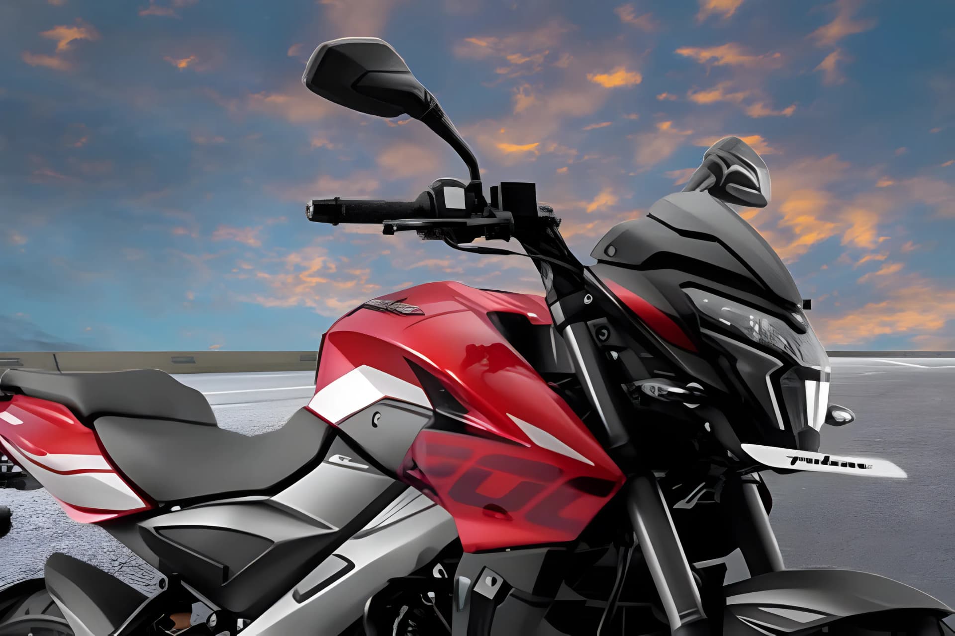 Bajaj Pulsar NS 200 Handle View