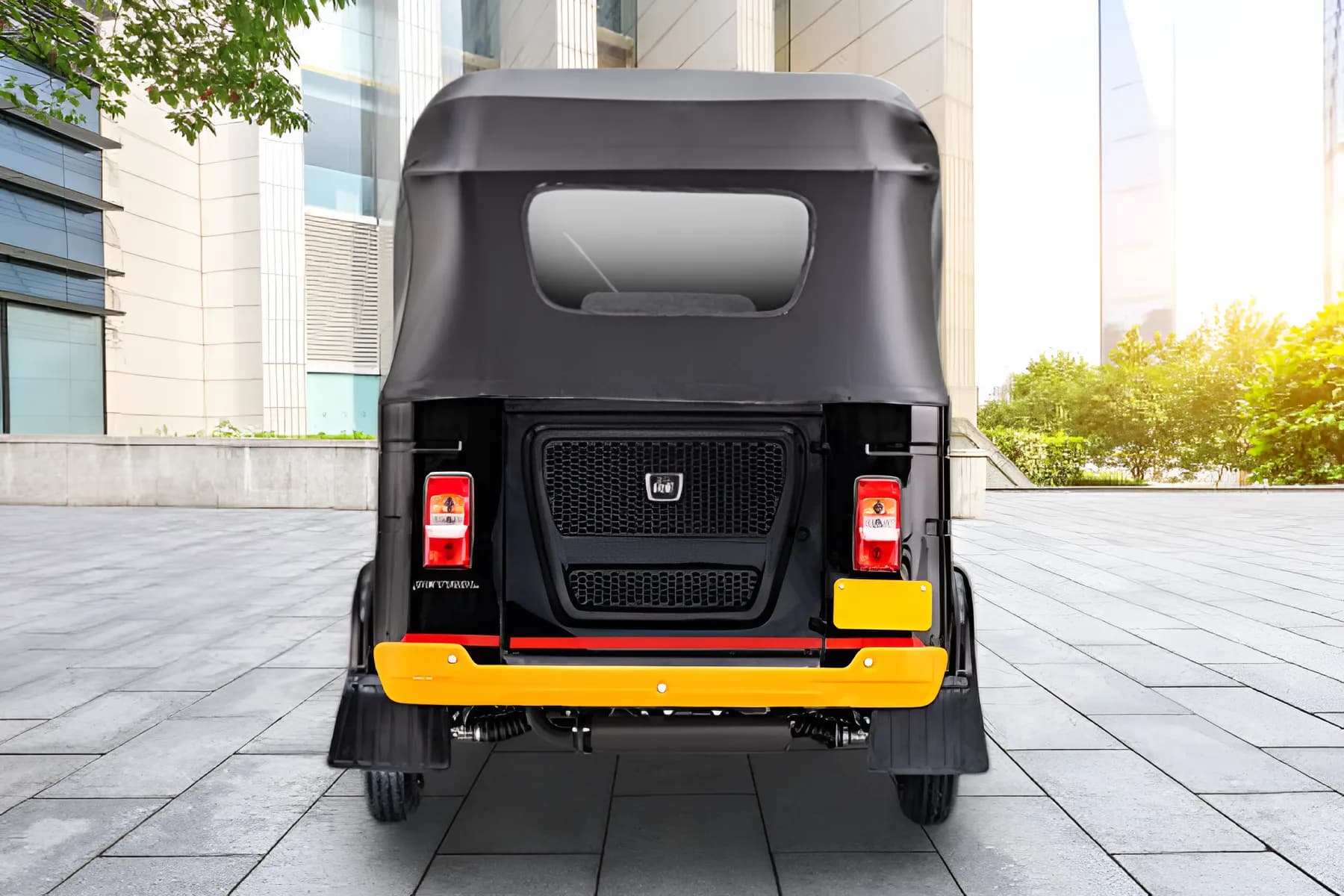 Bajaj RE Diesel Rear Side View