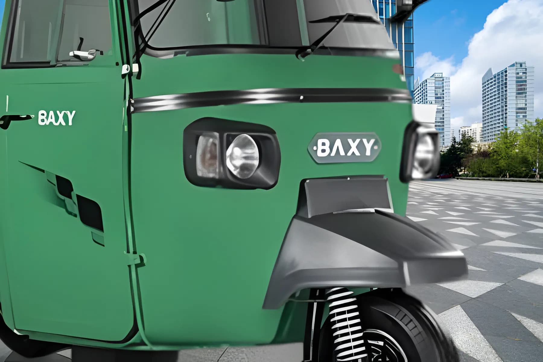 Baxy Super King Cargo CNG Front Mudguard View