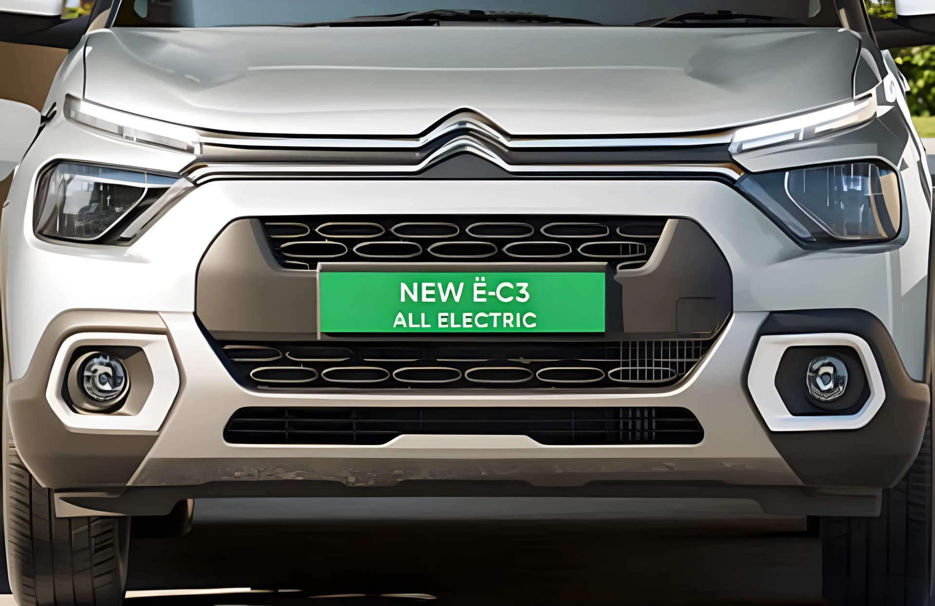Citroen E C3 Electric Front Grille View