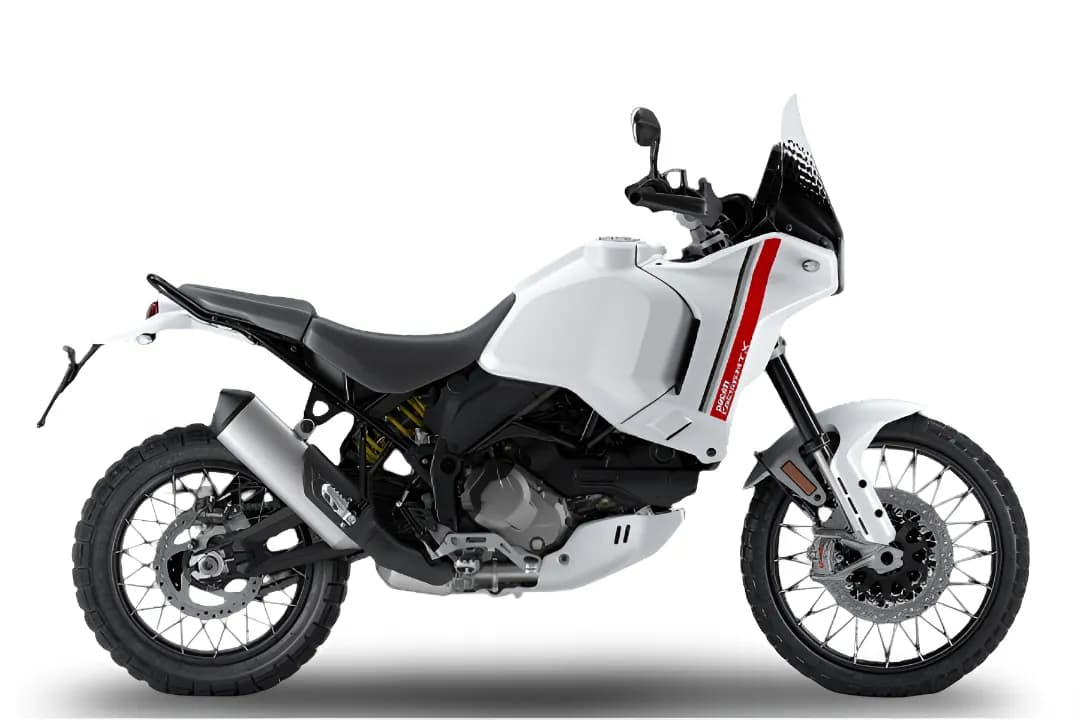 Ducati DesertX Star White Silk color