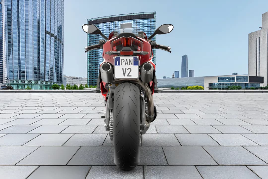 Ducati Panigale V2 Rear View