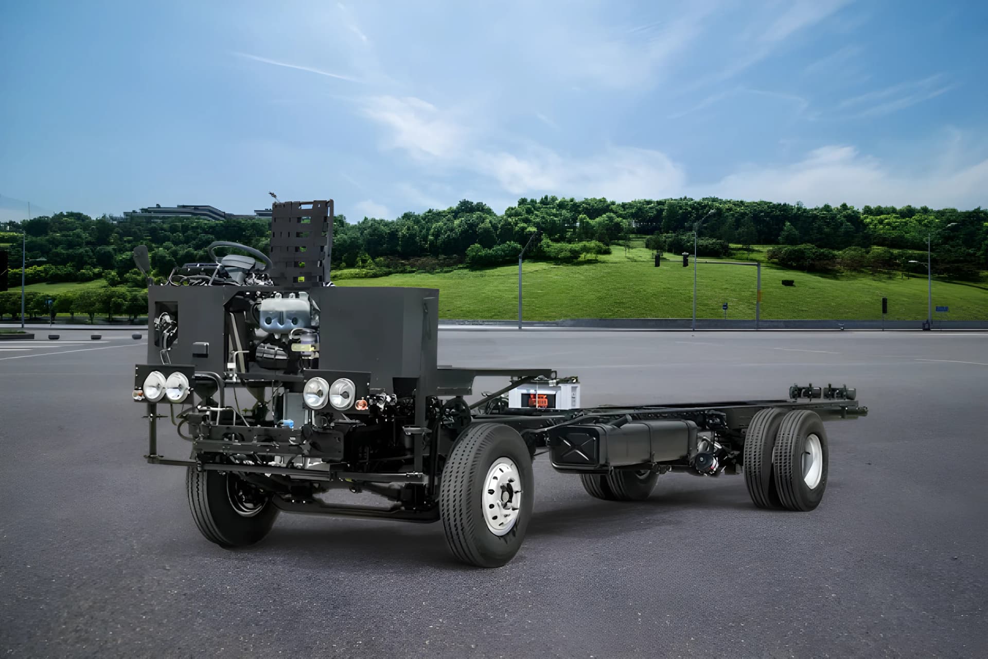 Eicher 2075 H Image (Chassis view)