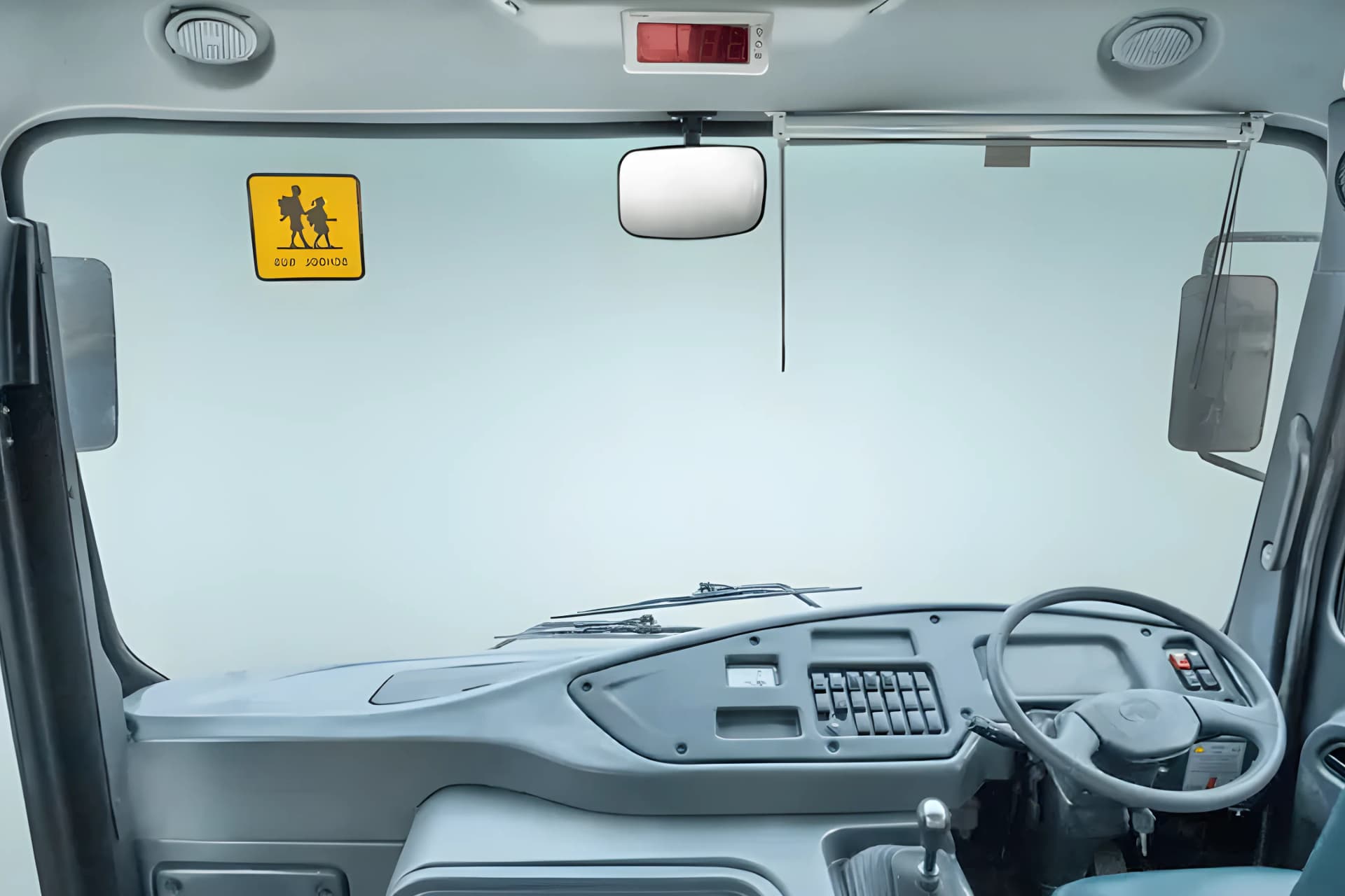 Eicher Skyline Pro Next 3010 School Bus Steering Wheel View