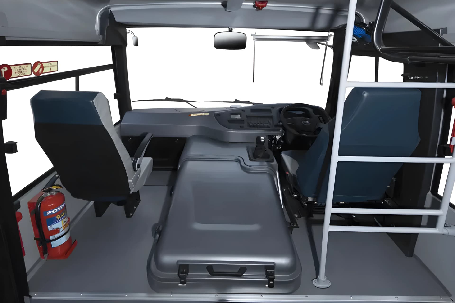 Eicher Starline Next 2050C School Bus Front Cabin View