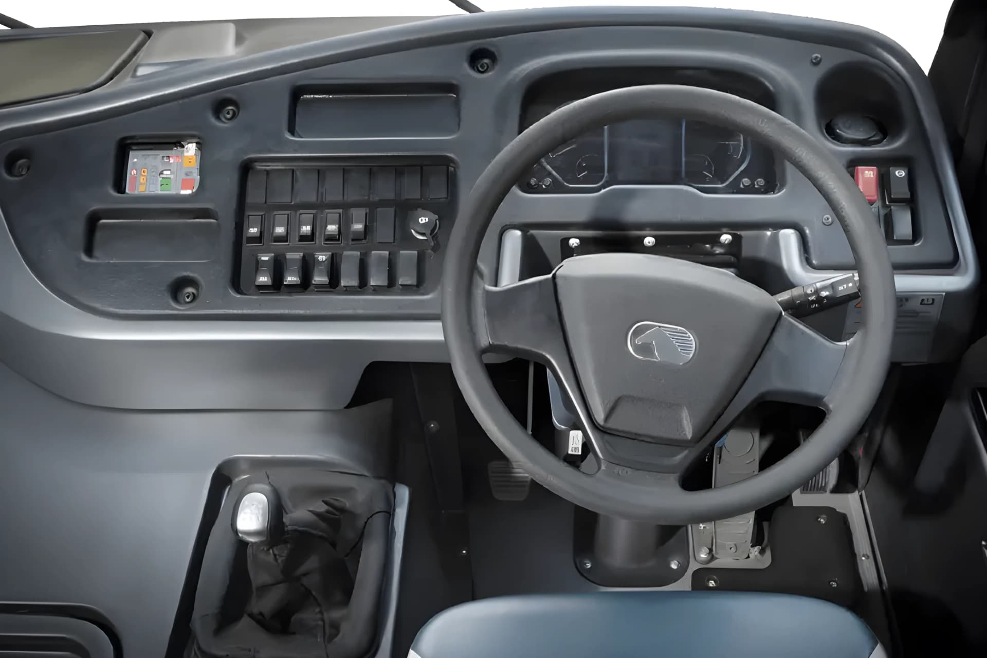Eicher Starline Next 2050C School Bus Steering Wheel View