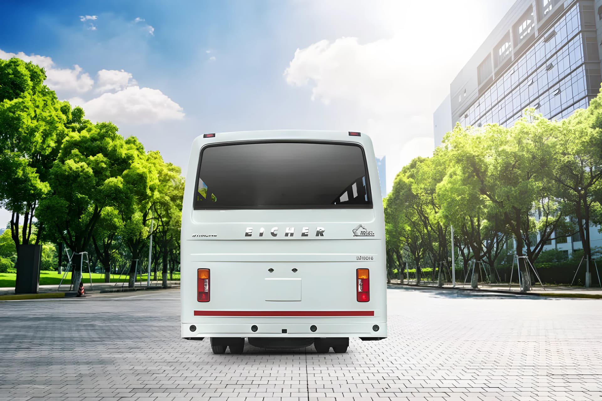 Eicher Starline 2075H Staff Rear Side View