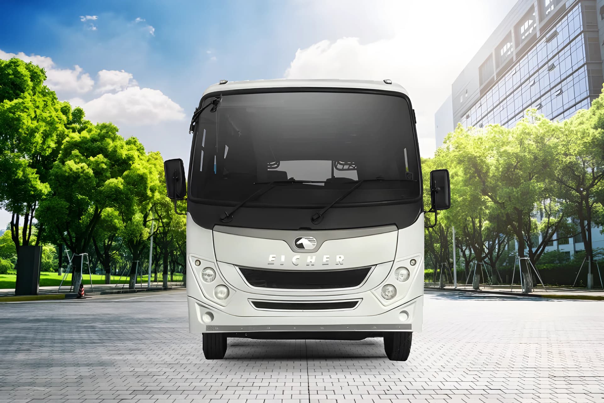 Eicher Starline 2075H Staff Front Side View