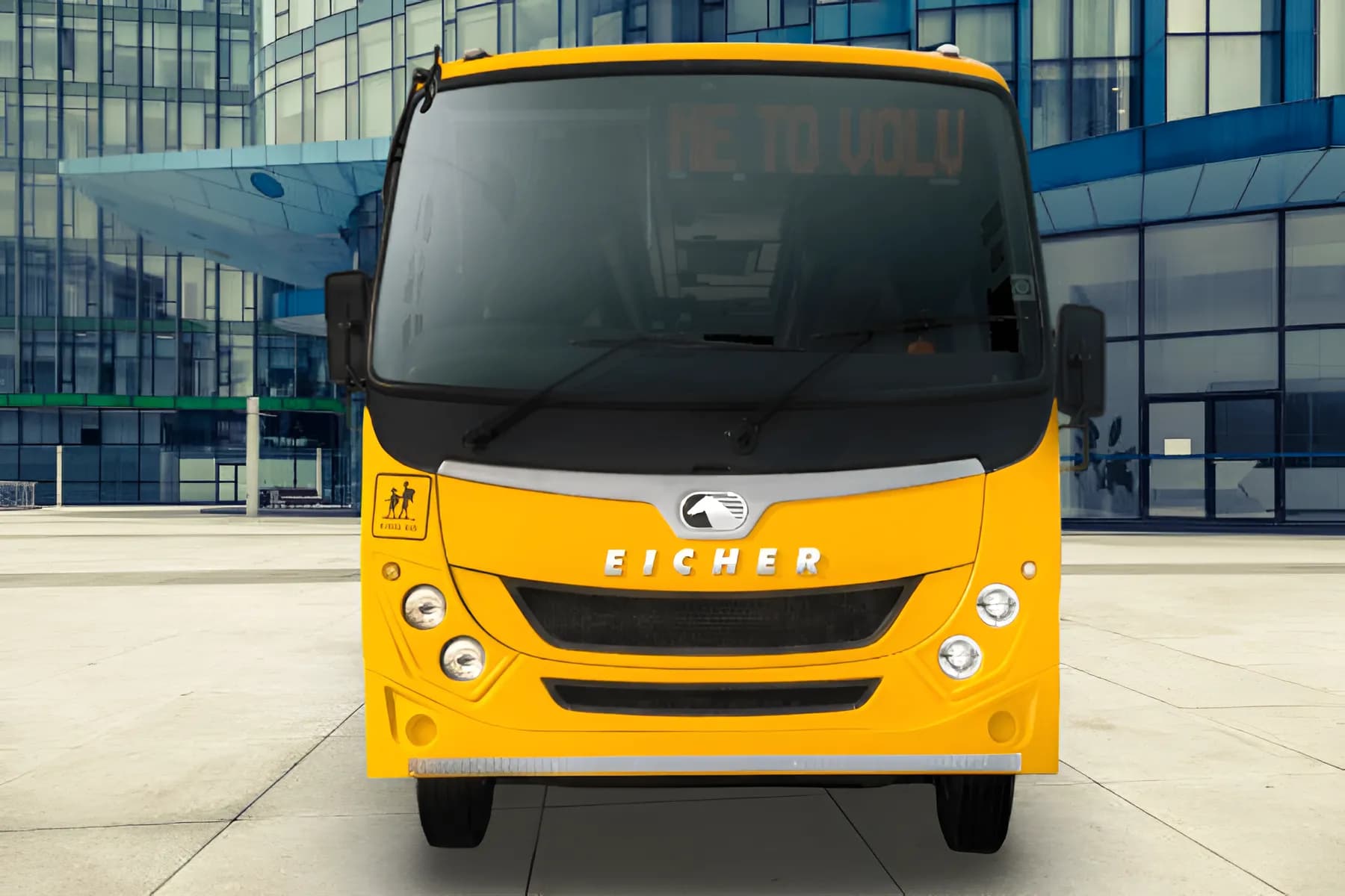 Eicher Starline Next 2075 G School Front Side View