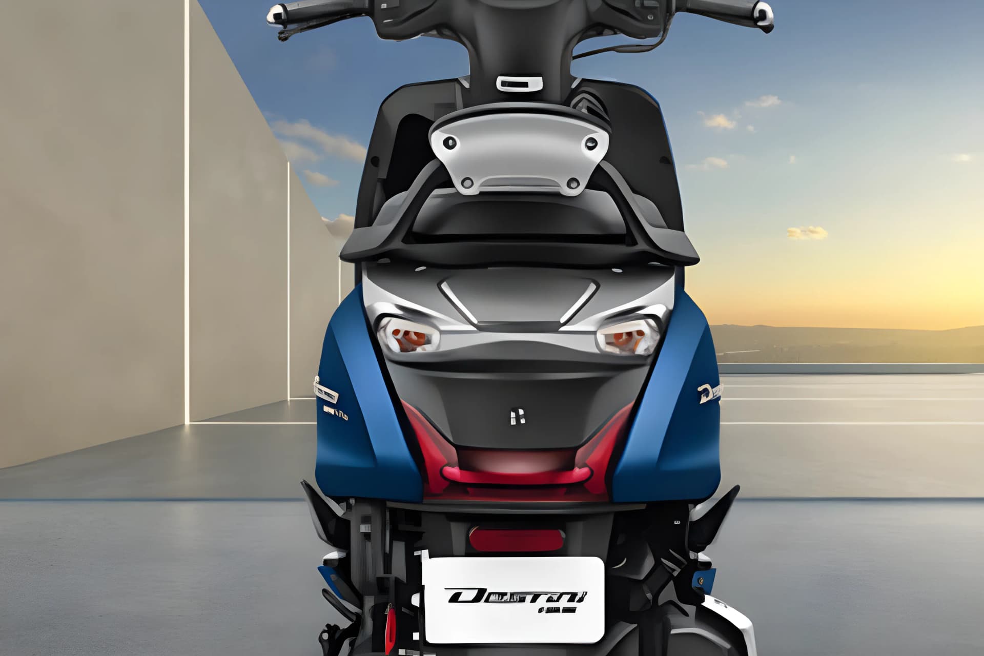 Hero Destini 125 Rear Cowl View