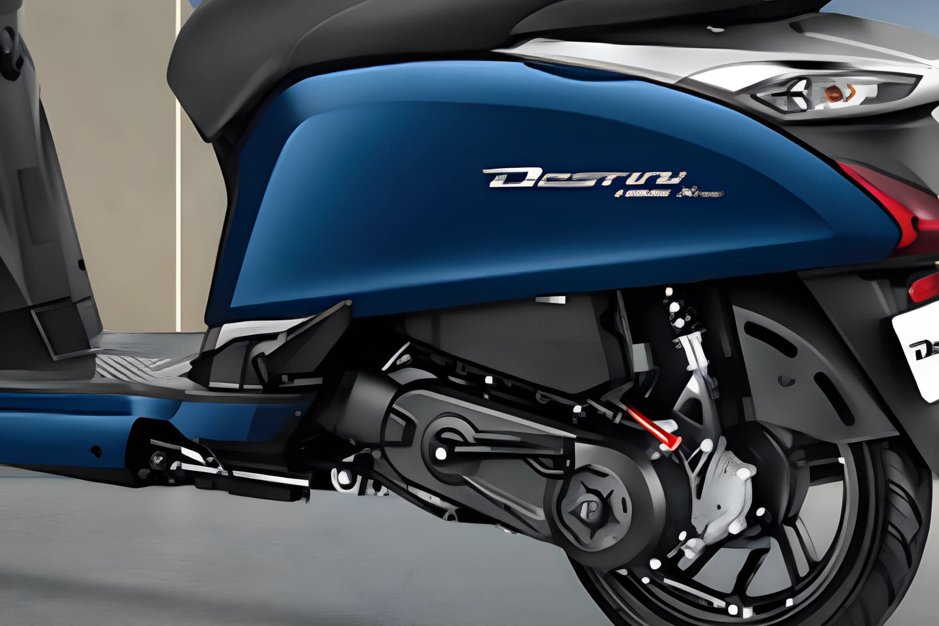 Hero Destini 125 Engine View