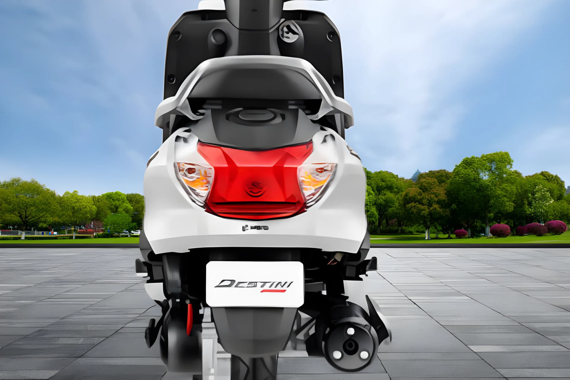 Hero Destini Prime Rear Indicator View