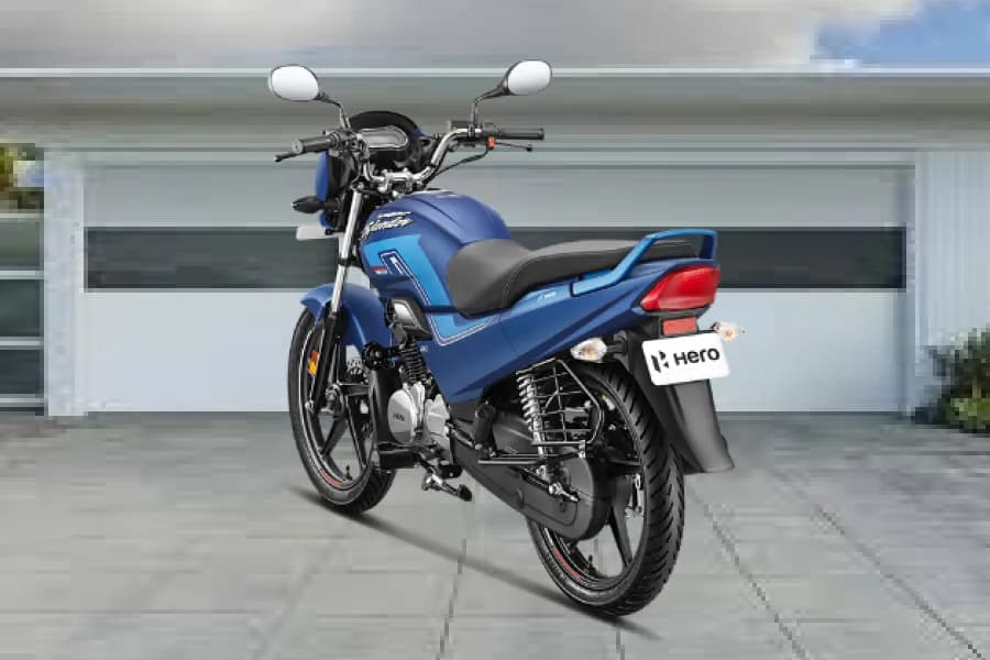 Hero Super Splendor Xtec Rear Left View