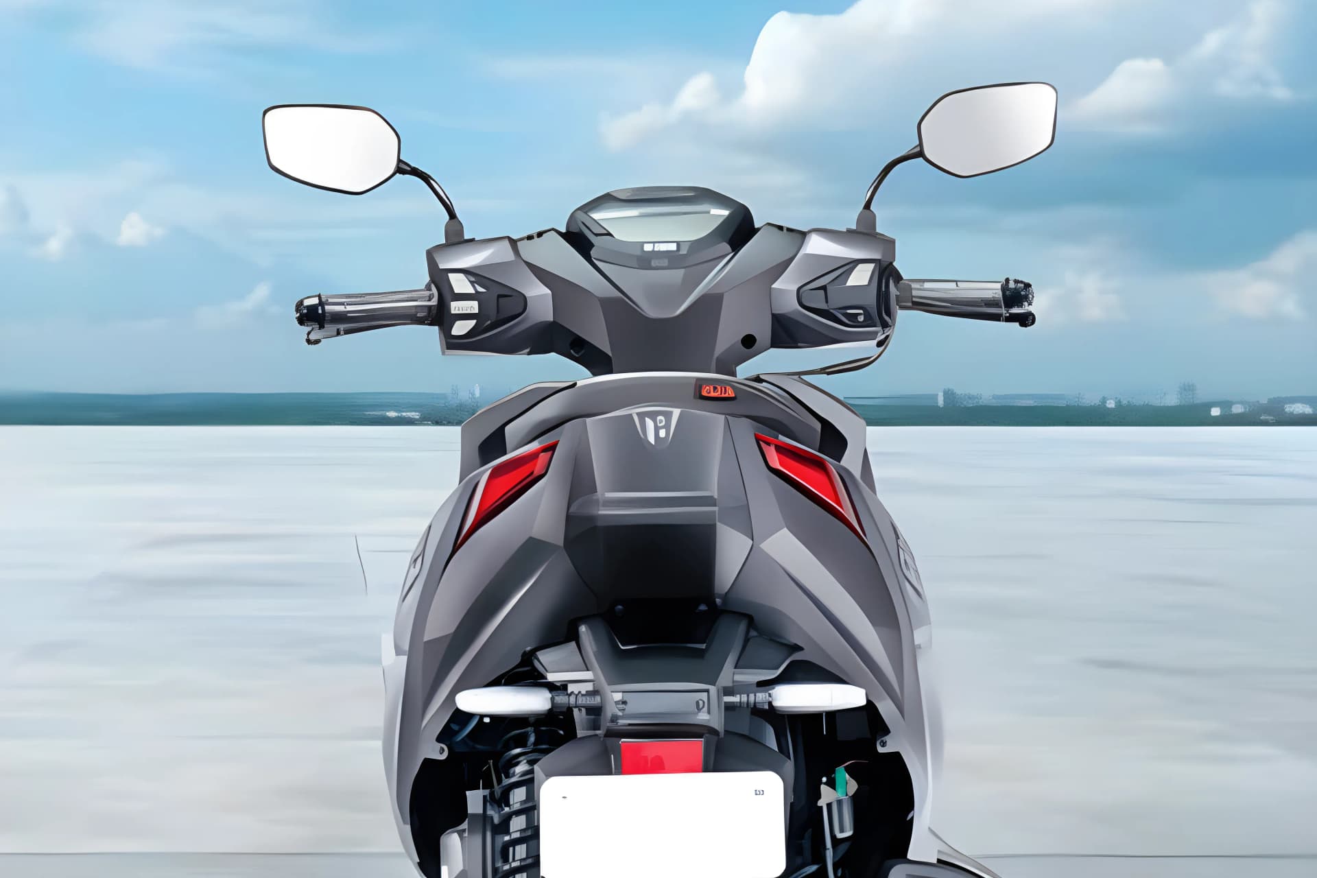 Hero Xoom 125 Mirror View