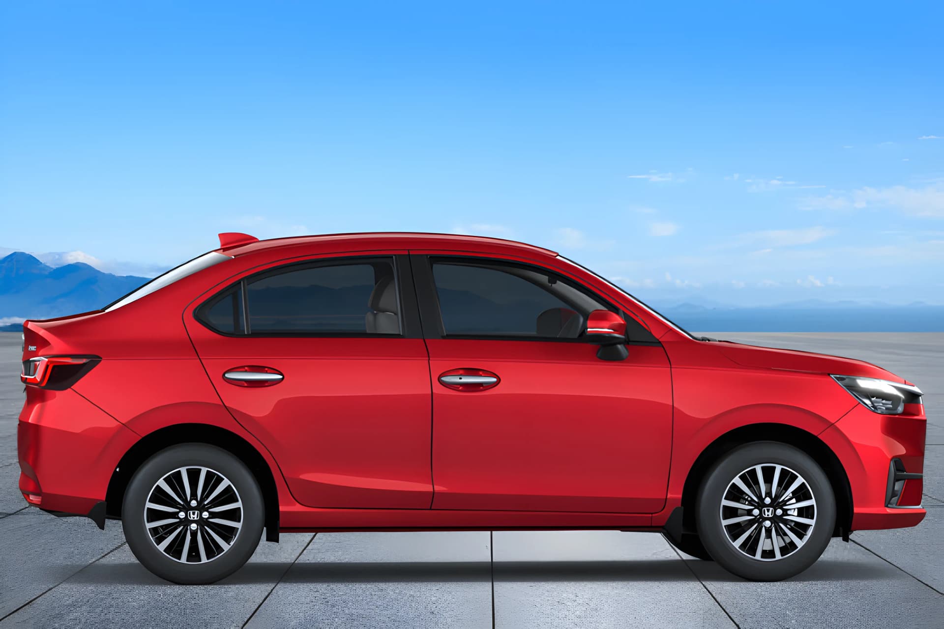 Honda Amaze Right Side View