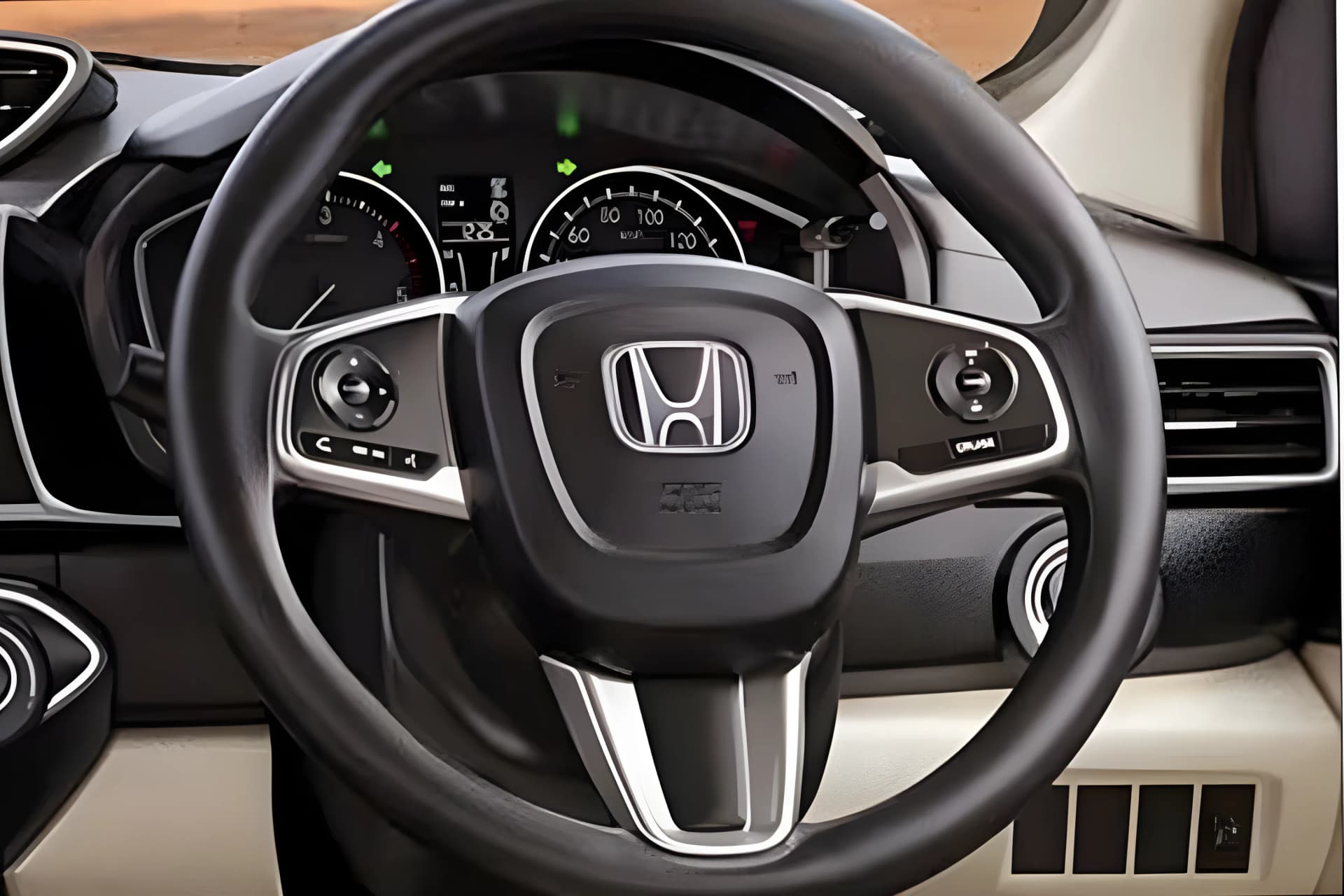 Honda Amaze 2nd Gen Steering Wheel View