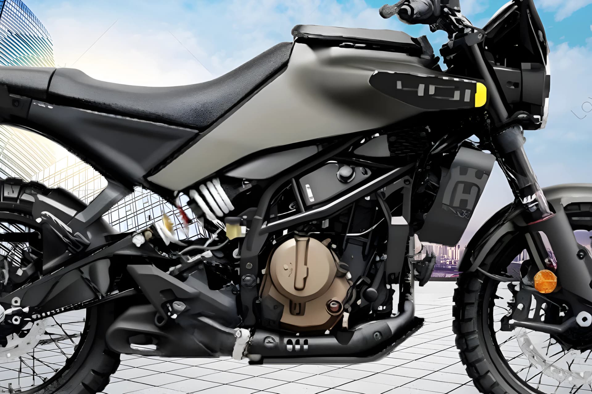 Husqvarna Svartpilen Engine View