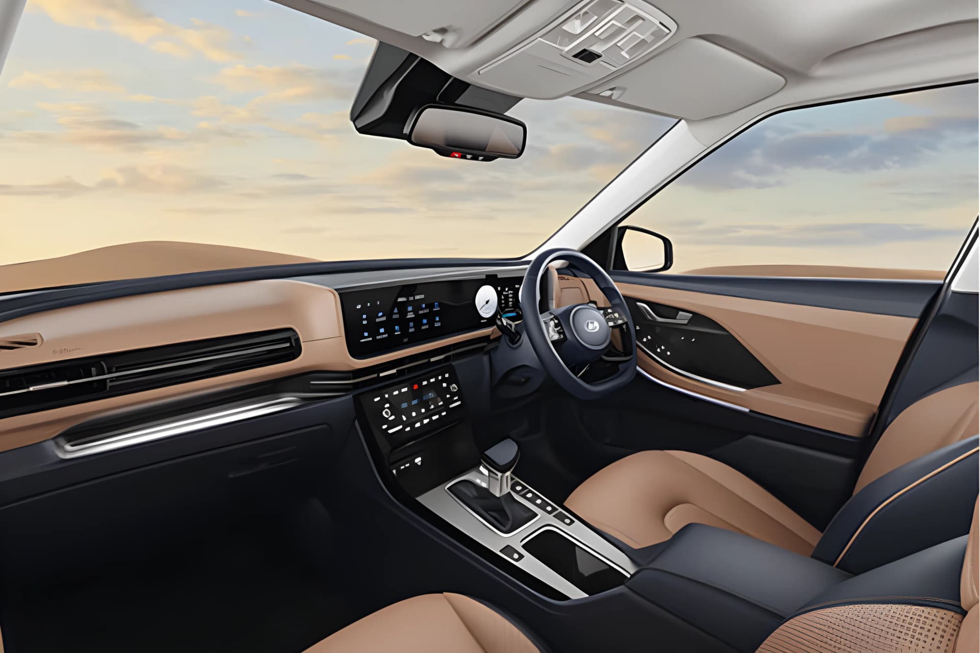 Hyundai Alcazar Dual Tone Noble Brown View