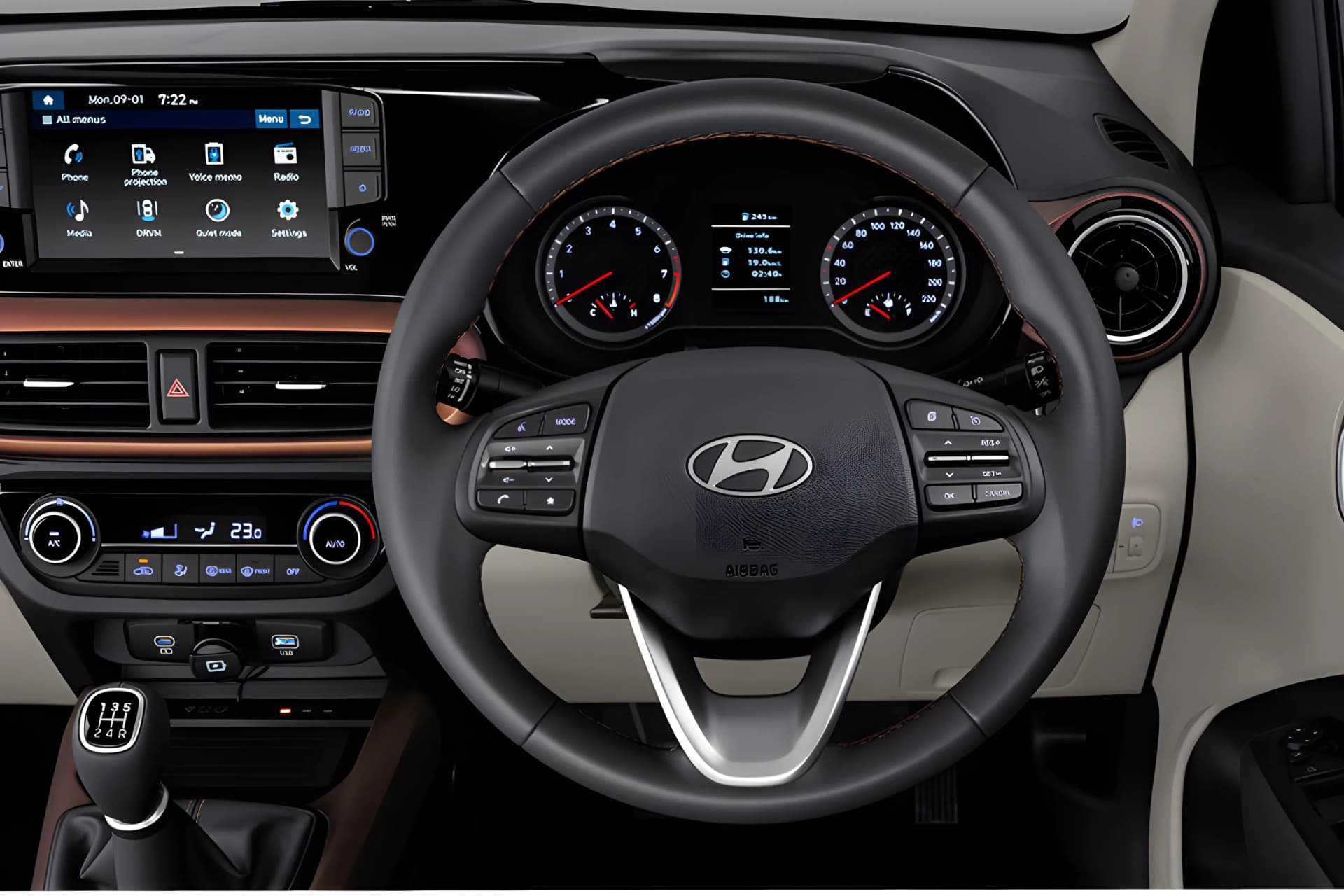 Hyundai Aura Premium Designed View