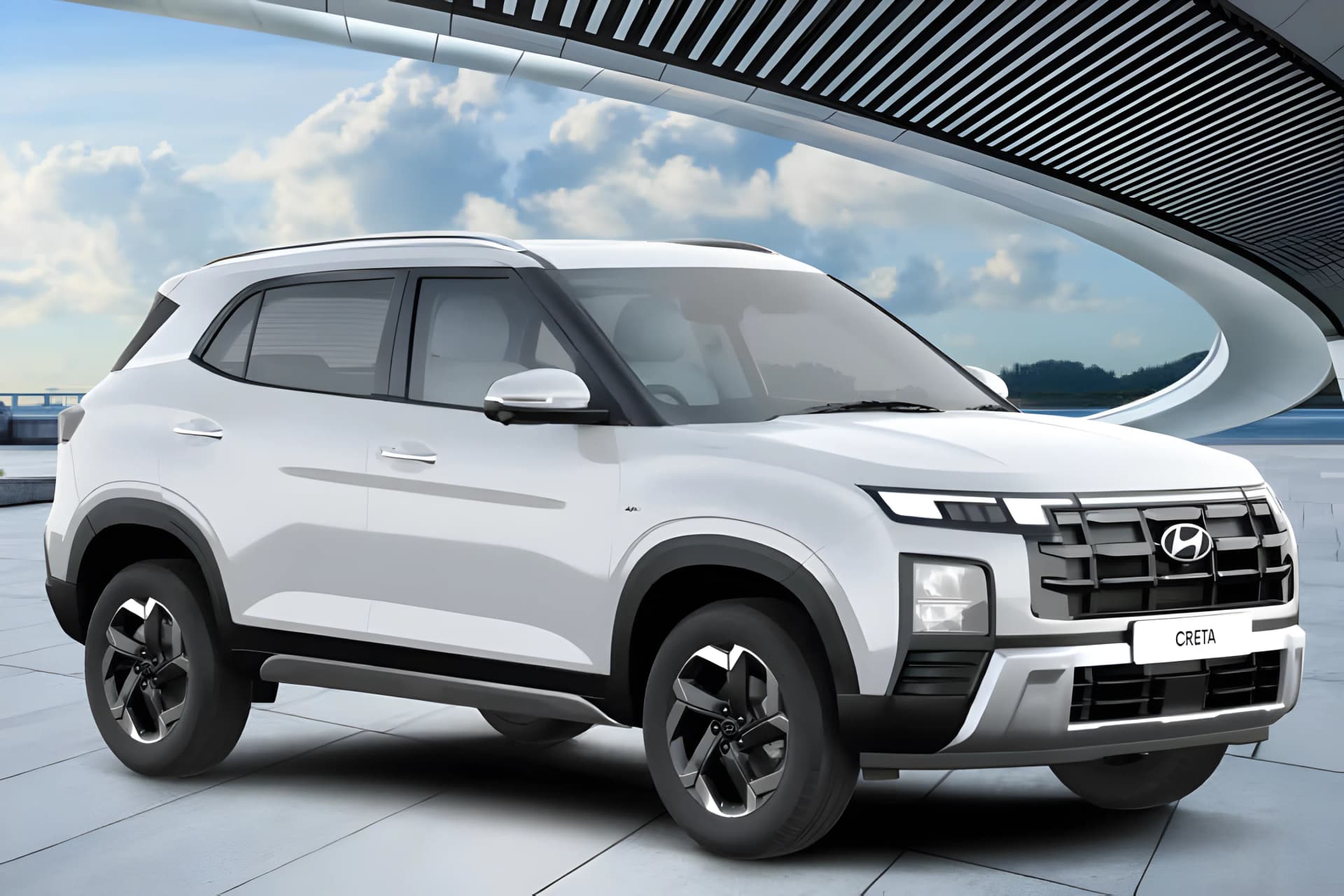Hyundai Creta Front Right View