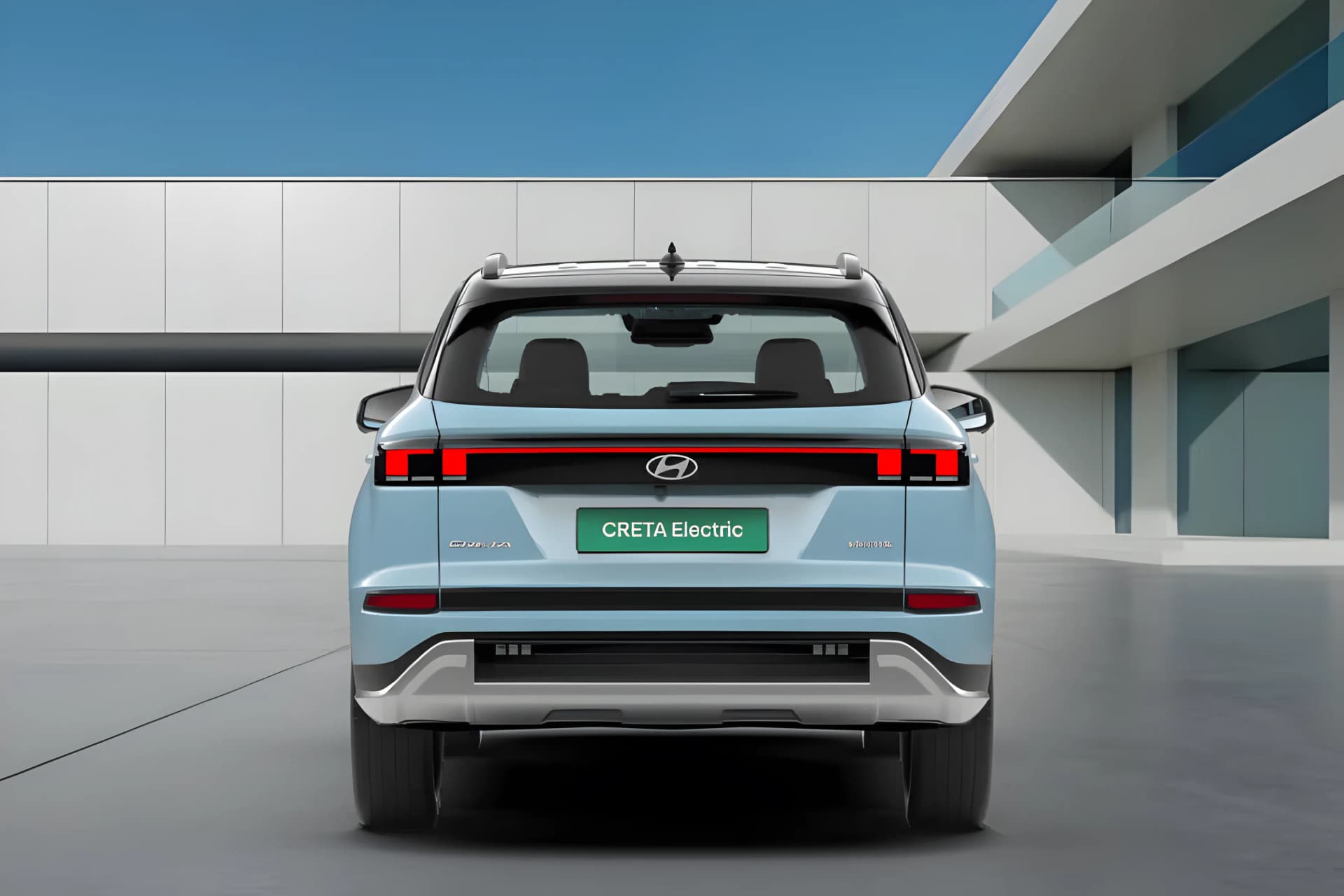 Hyundai Creta EV Rear View