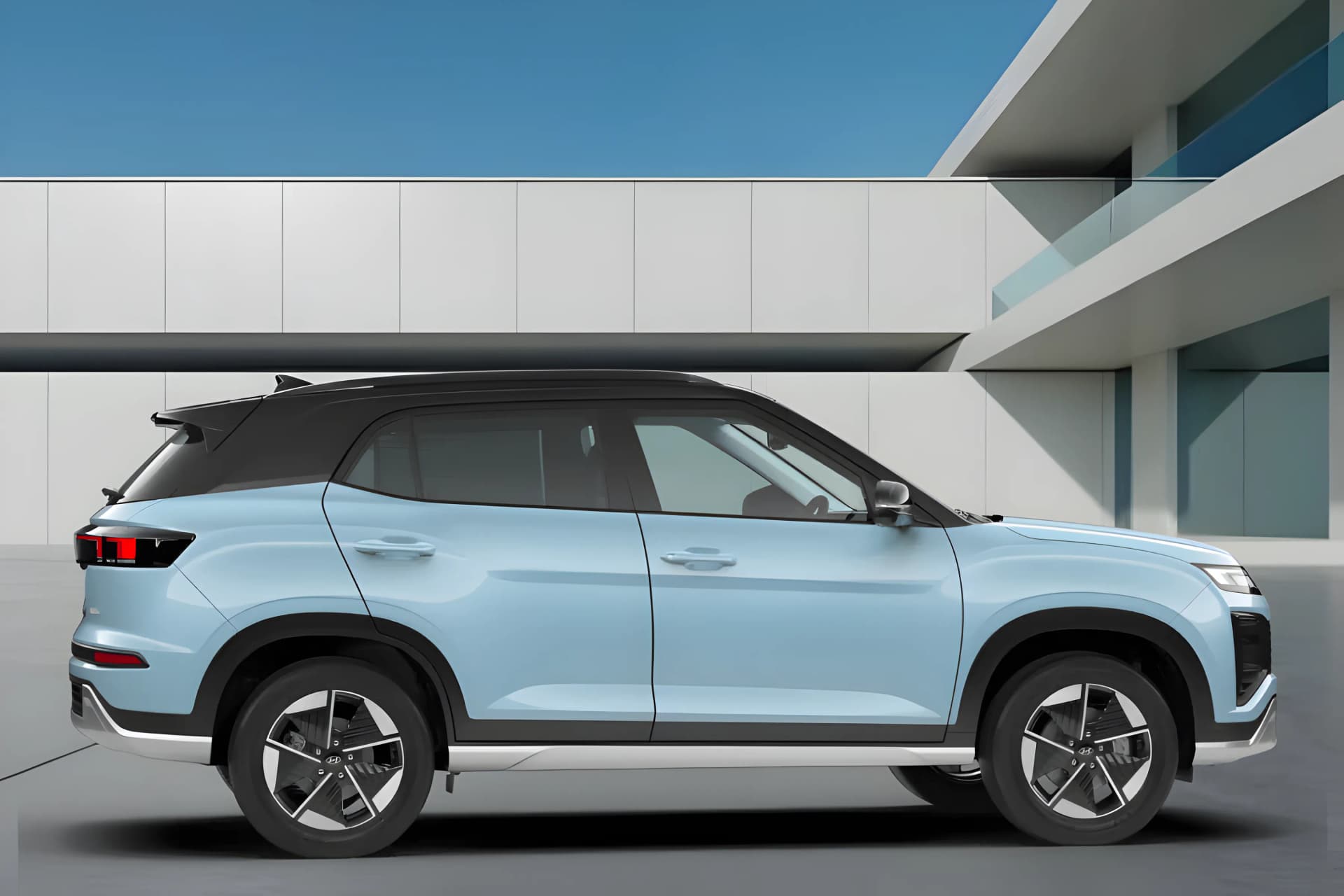 Hyundai Creta EV Right Side View