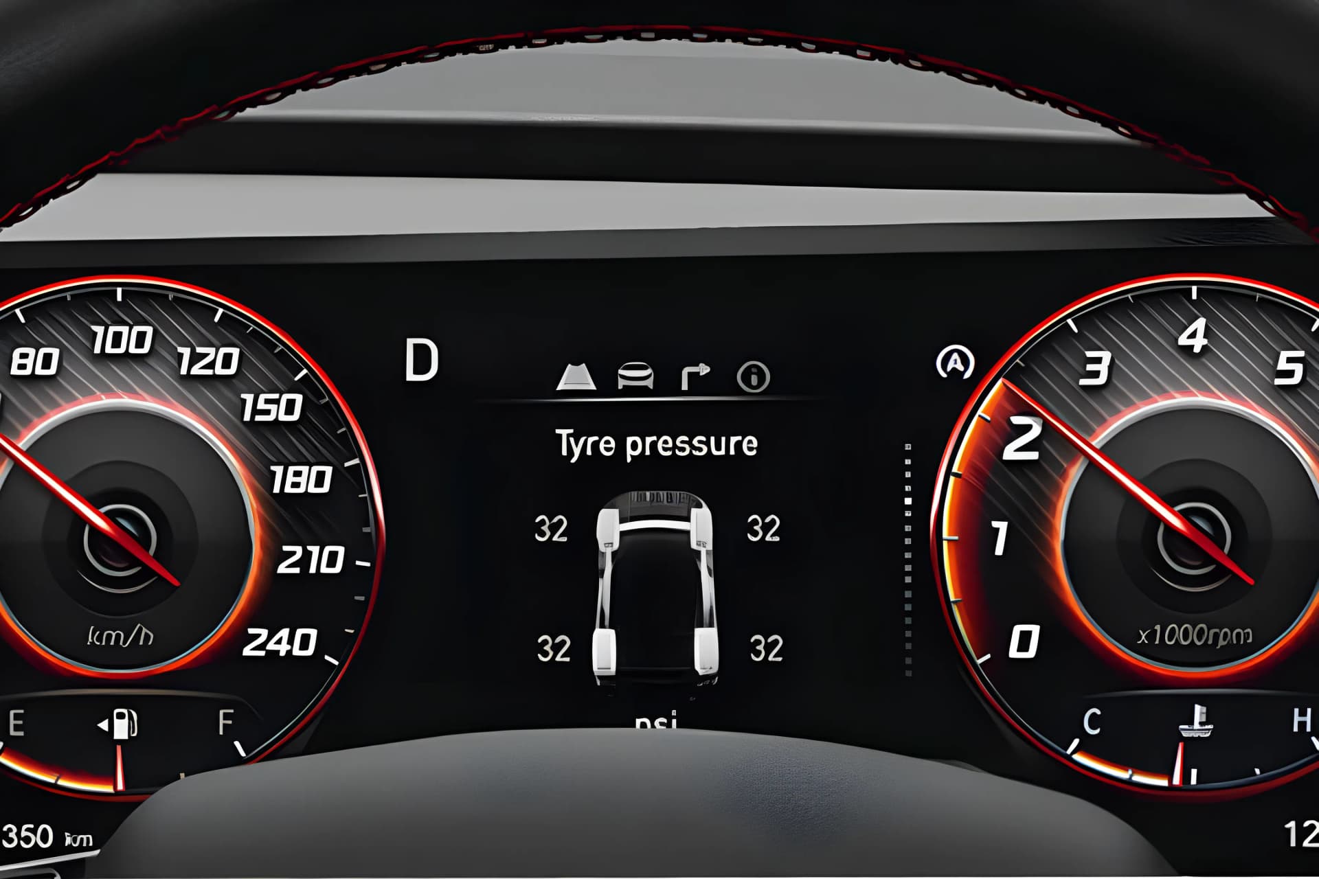 Hyundai Creta N Line Meter View