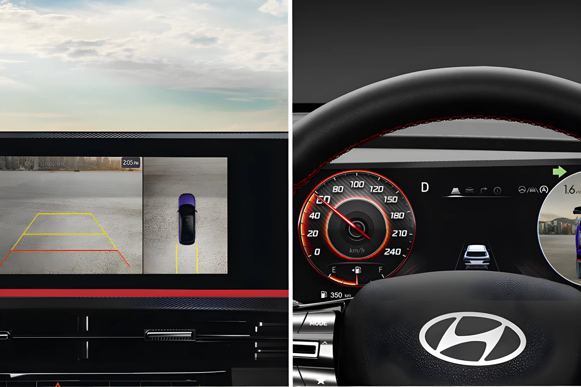 Hyundai Creta N Line Surrounding Monitor View