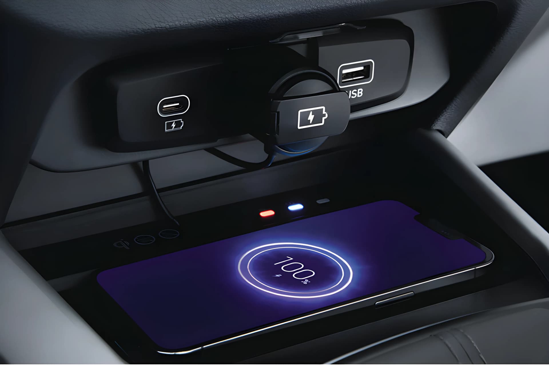 Hyundai Grand i10 Nios Wireless Charging View